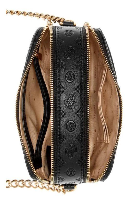 Cartera Guess Mujer Arlena Logo Camera Crossbody Negro-3