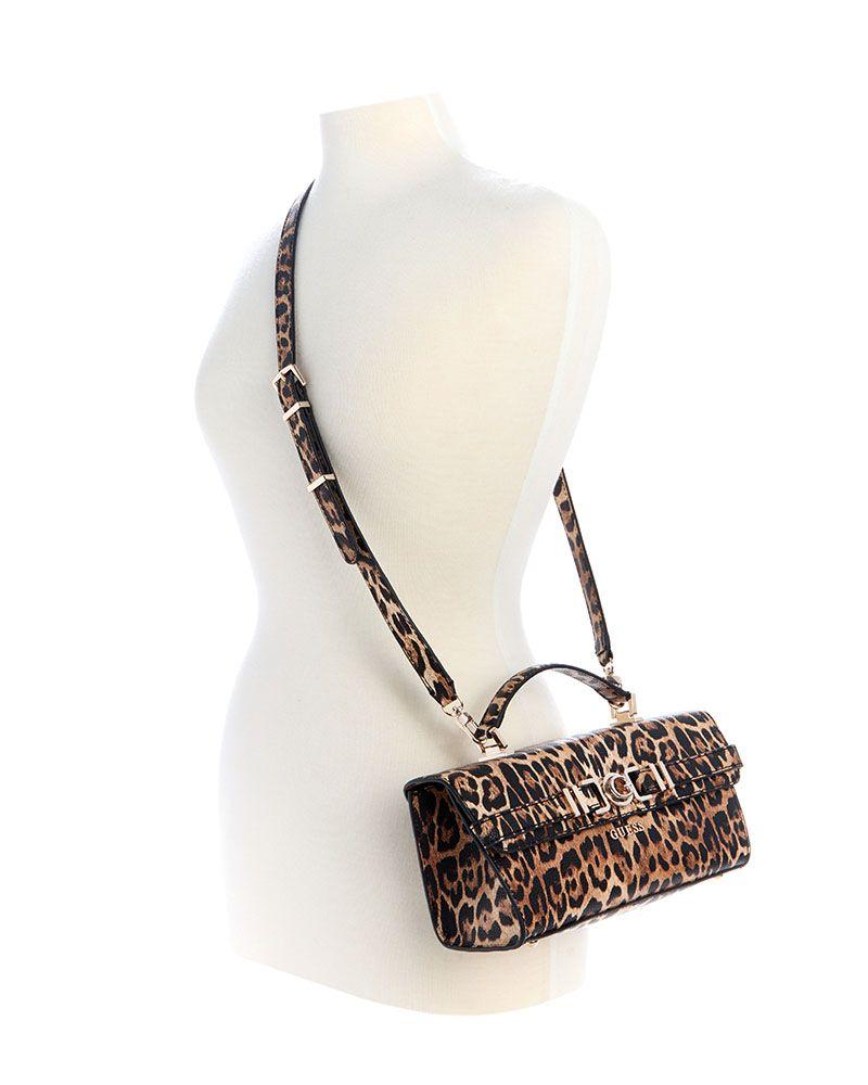 Cartera Guess Mujer Cirene Handle Flap Camel-4