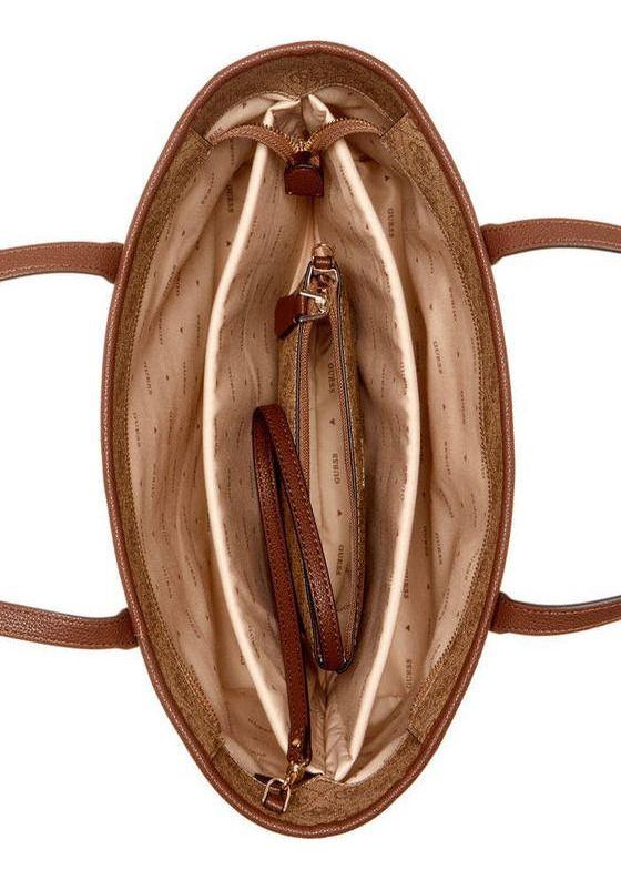 Cartera Guess Mujer Power Play Tech Tote Café.-3