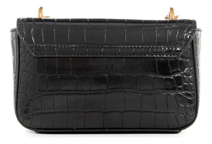 Mini Cartera Guess Mujer Didi Mini Crossbody Flap Negro.-2