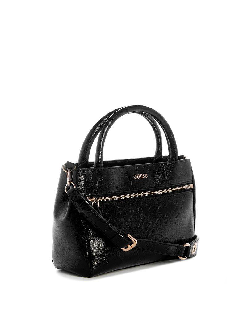 Mini Cartera Justine Satchel Negro-2