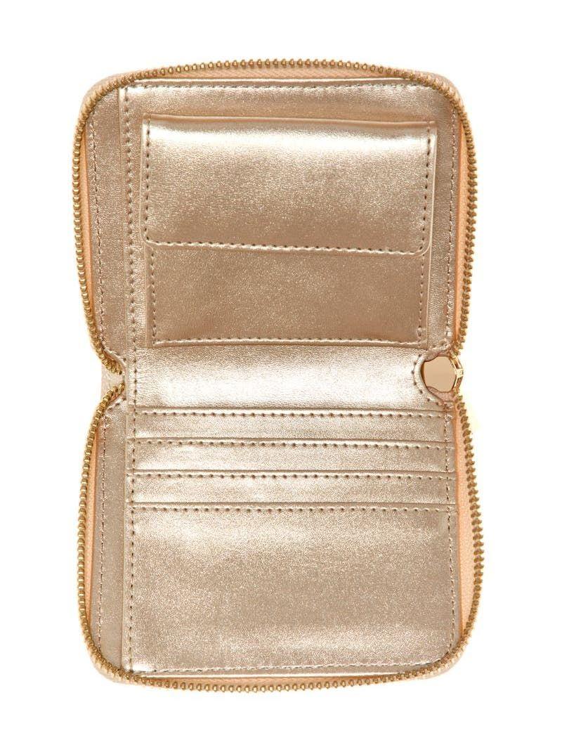 Billetera Laurel Slg Small Zip Around Marrón-2