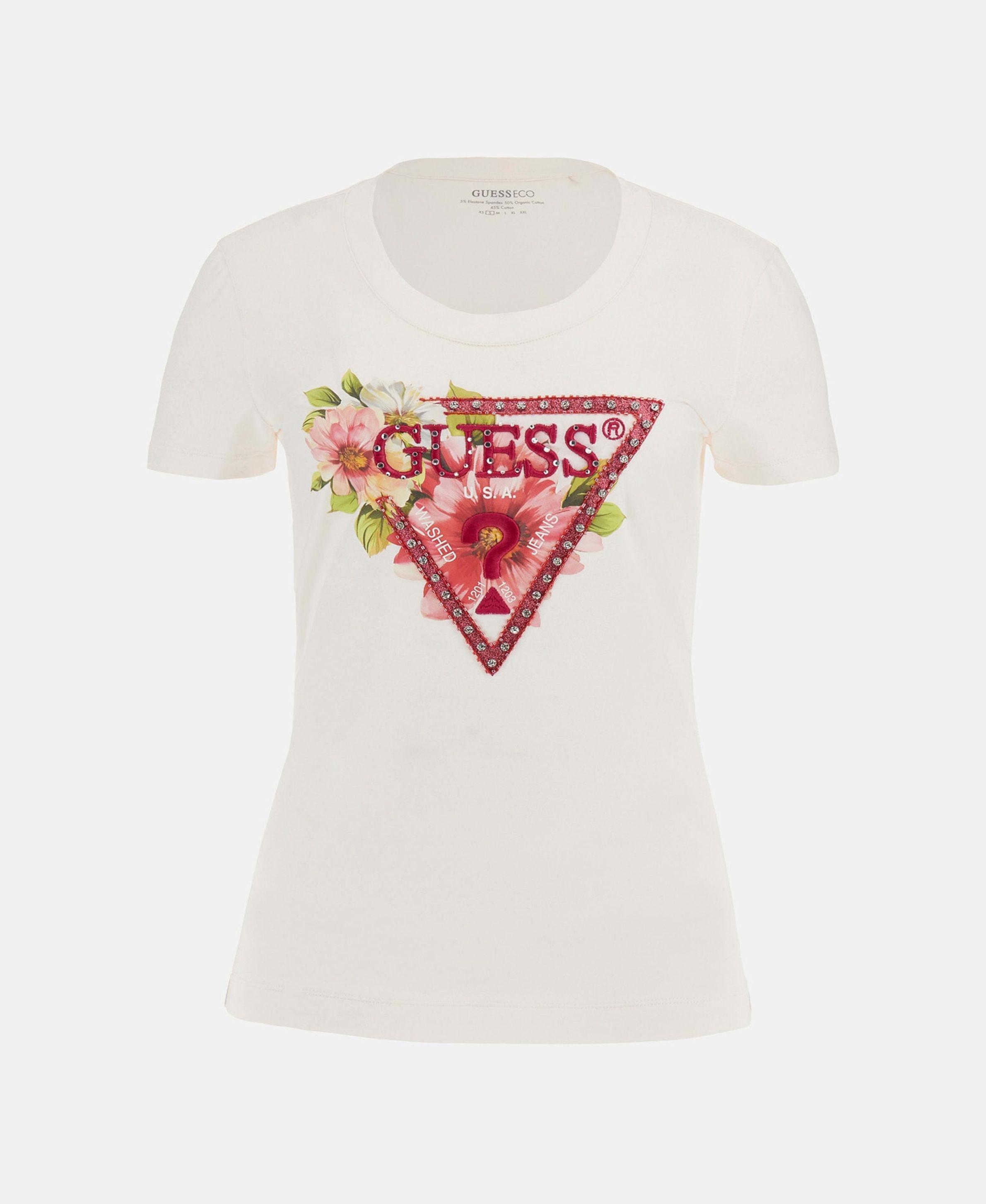 Polera Ss Cn Triangle Beads Tee Blanco-4