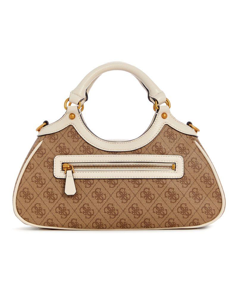 Cartera Guess Mujer Mintha Small Satchel Café-2