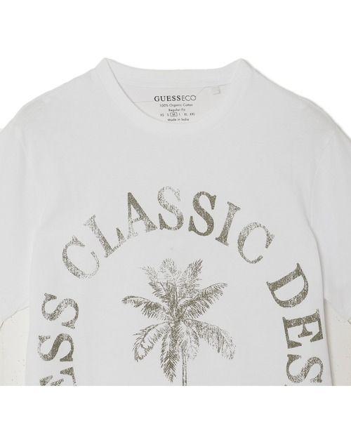 Polera Ss Bsc Guess Cls Design Tee Blanco-2