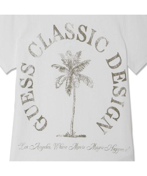 Polera Ss Bsc Guess Cls Design Tee Blanco-5