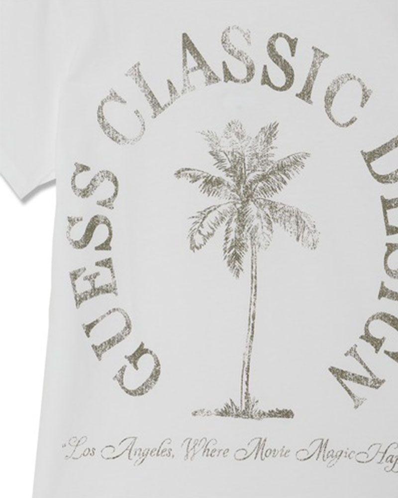 Polera Ss Bsc Guess Cls Design Tee Blanco-5