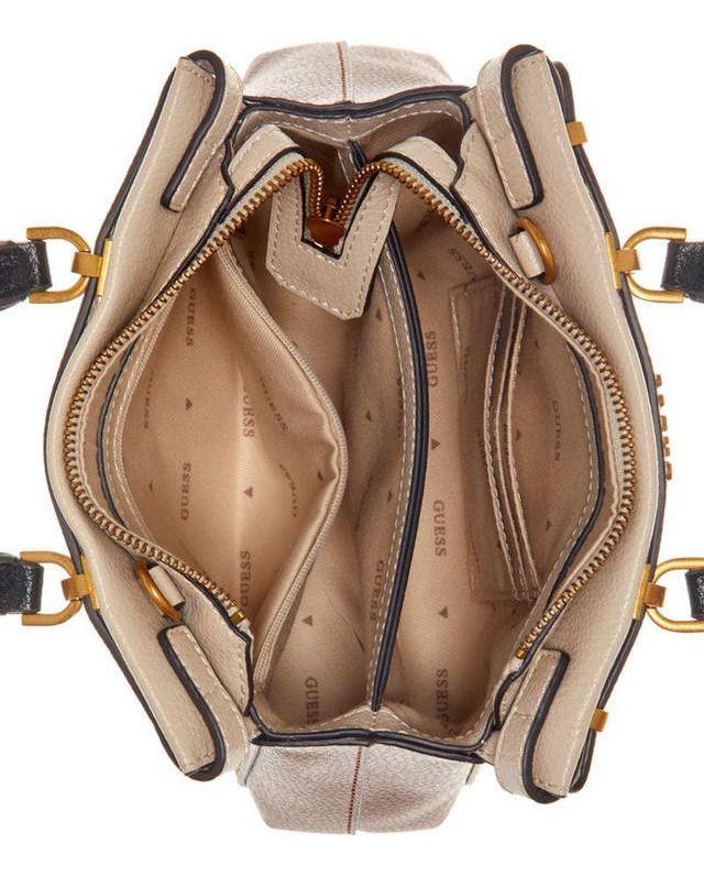 Mini Cartera Guess Mujer Sestri Mini Satchel Café-3