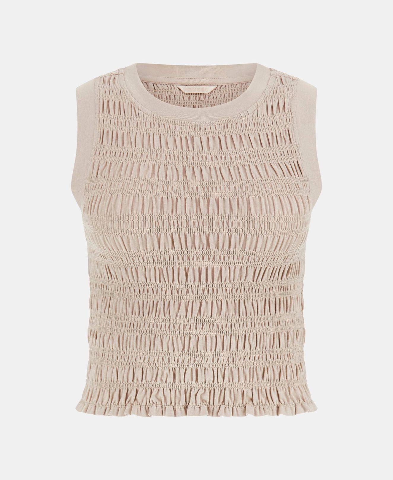 Polera Claire Sl Smock Tank Top Celeste-4