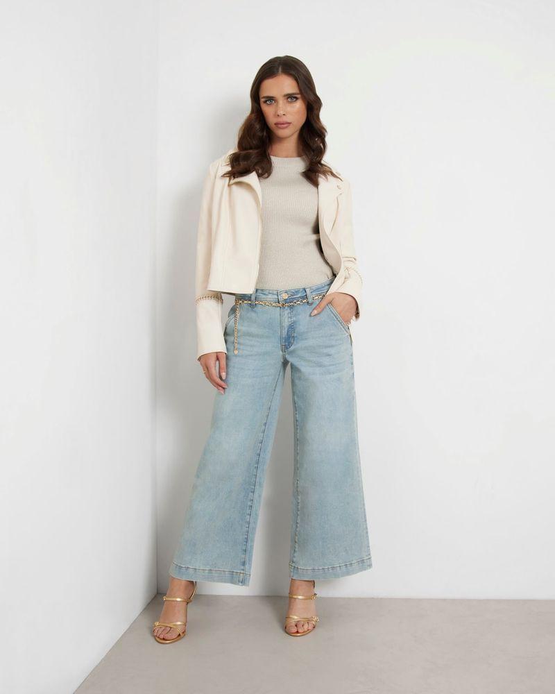 Jeans Guess Mujer Zoya Wide Leg Crop Celeste-1