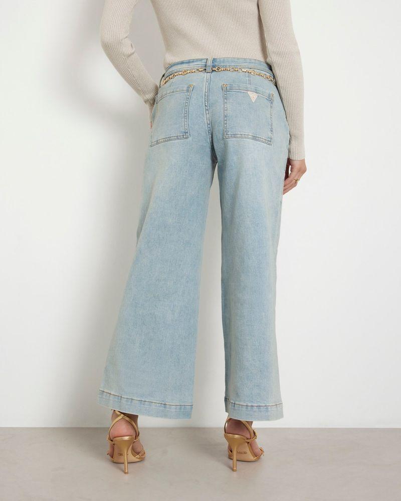 Jeans Guess Mujer Zoya Wide Leg Crop Celeste-2