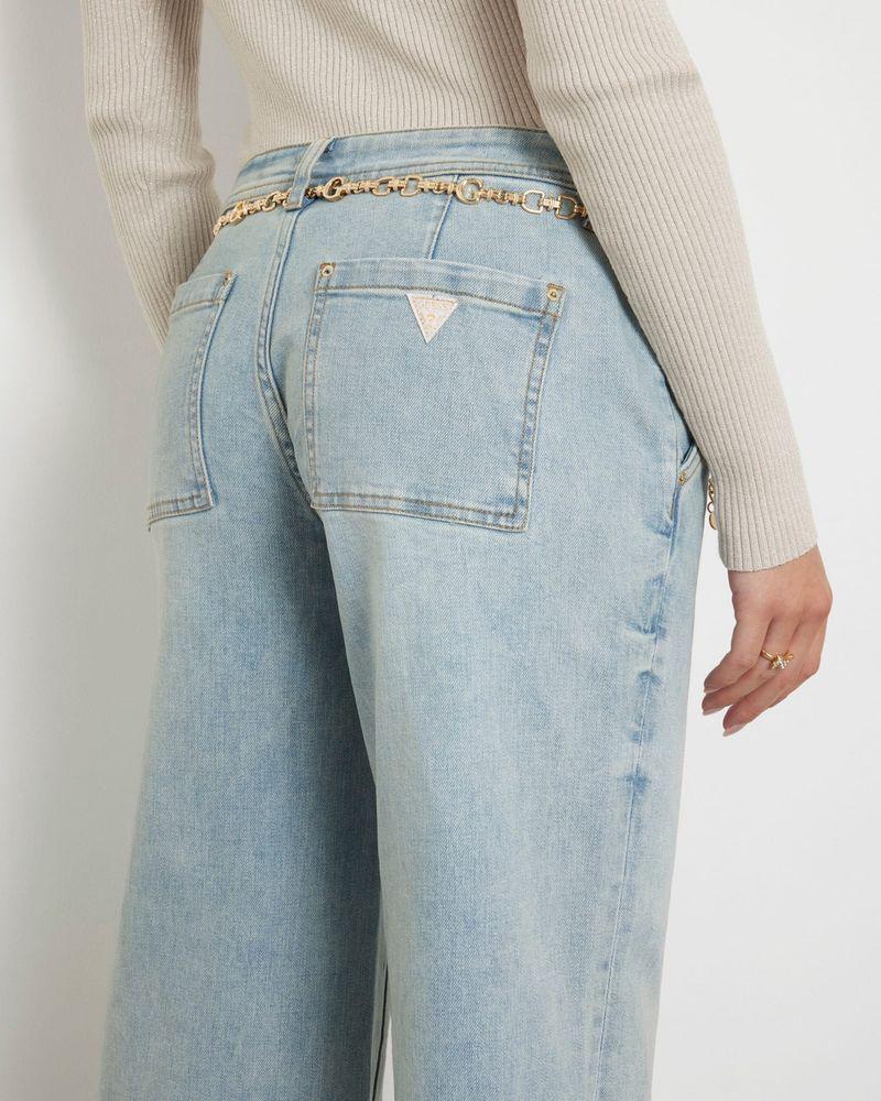 Jeans Guess Mujer Zoya Wide Leg Crop Celeste-3
