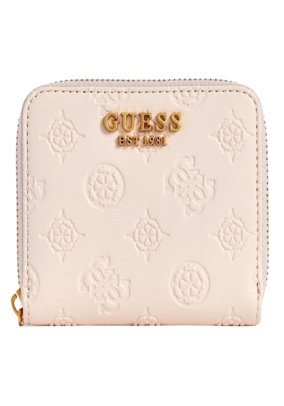 Billetera Guess Mujer James Logo Slg Small Zip Arndd Rosado-0
