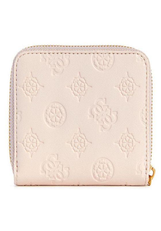 Billetera Guess Mujer James Logo Slg Small Zip Arndd Rosado-1
