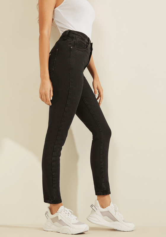 Jeans Guess Mujer Go Blk High Rise Skinny Negro-2