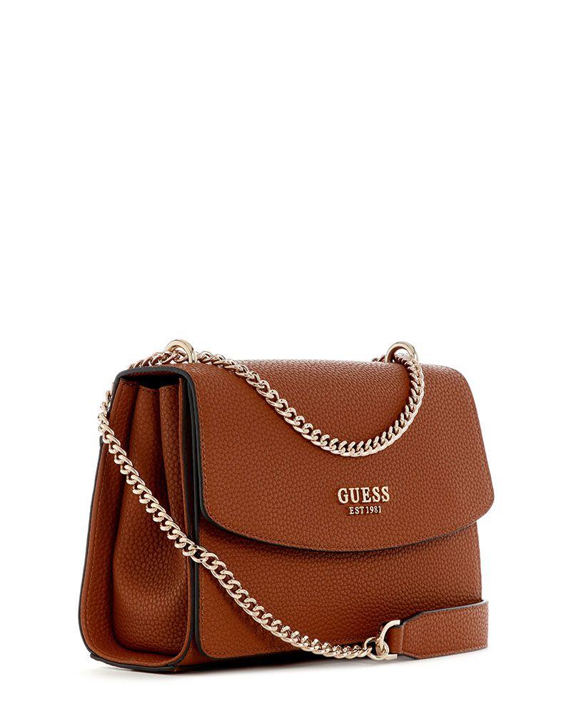 Cartera Guess Mujer Calista Convertible Xbody Flap Café Claro-3