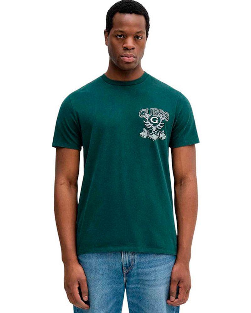 Polera Ss Bsc Great Outdoors Tee Verde Hombre-0