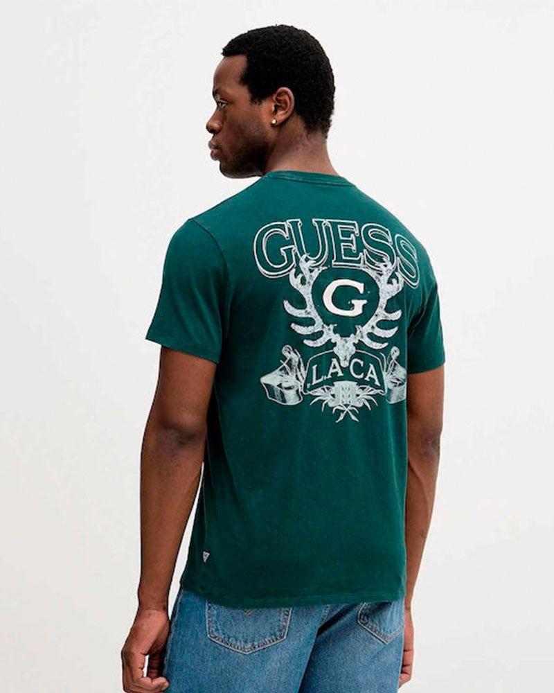 Polera Ss Bsc Great Outdoors Tee Verde Hombre-1