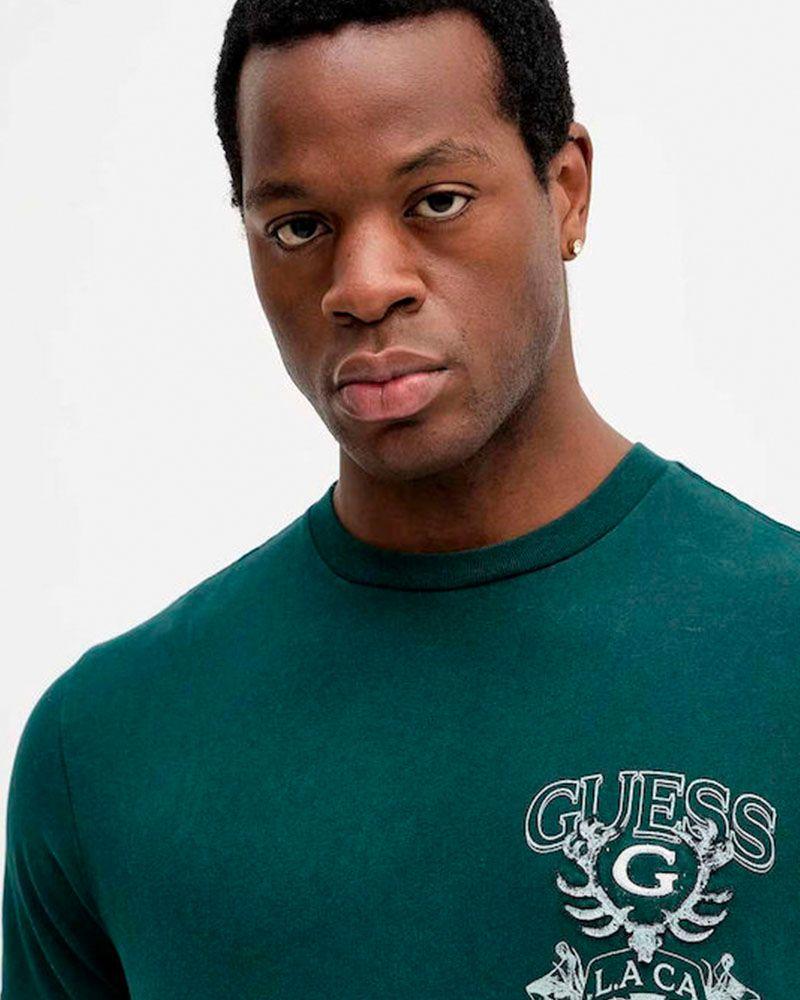 Polera Ss Bsc Great Outdoors Tee Verde Hombre-2