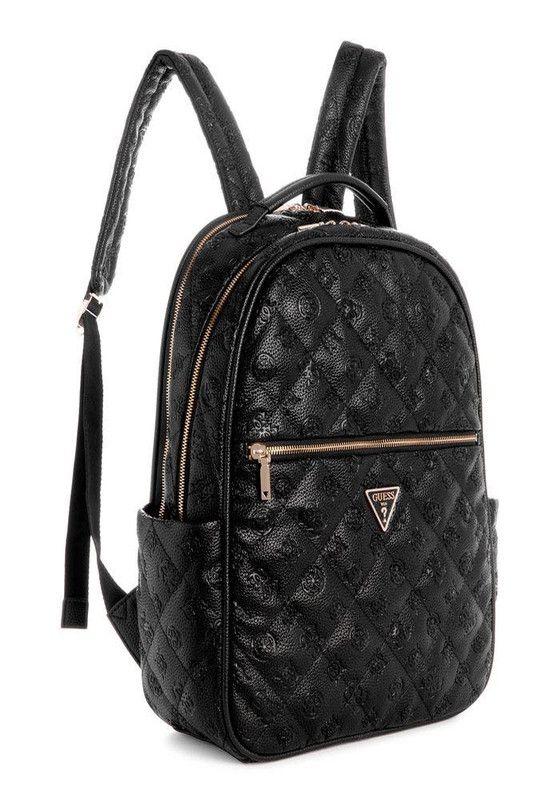 Mochila Guess Mujer Power Play Tech Backpack Negro-1