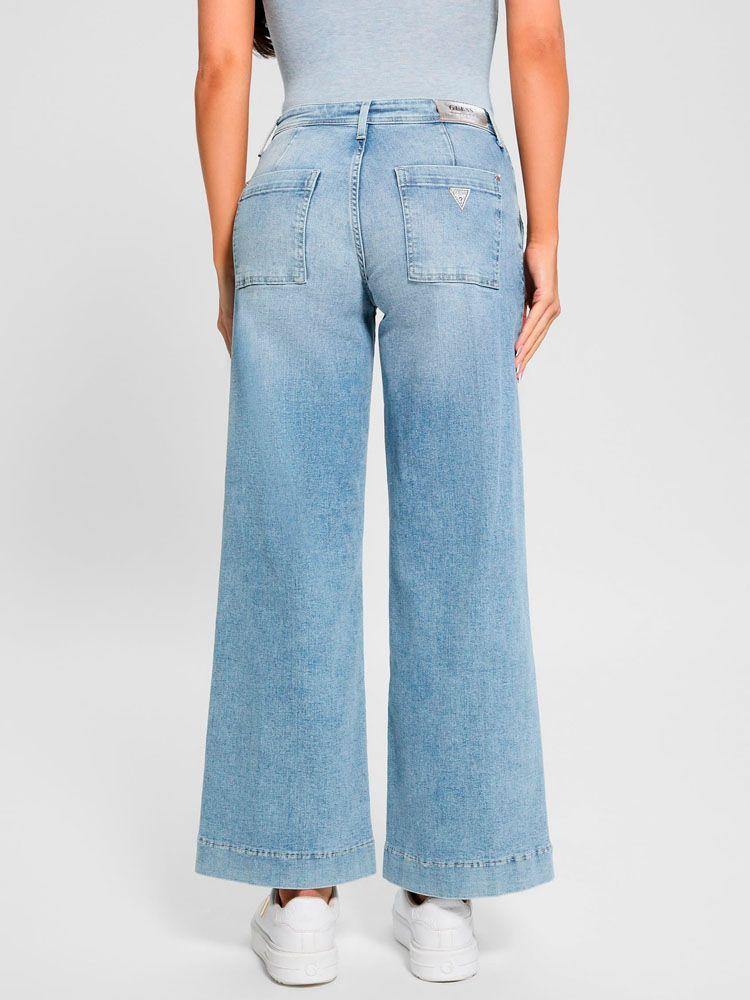 Jeans Zoya Wide Leg Crop Azul-1