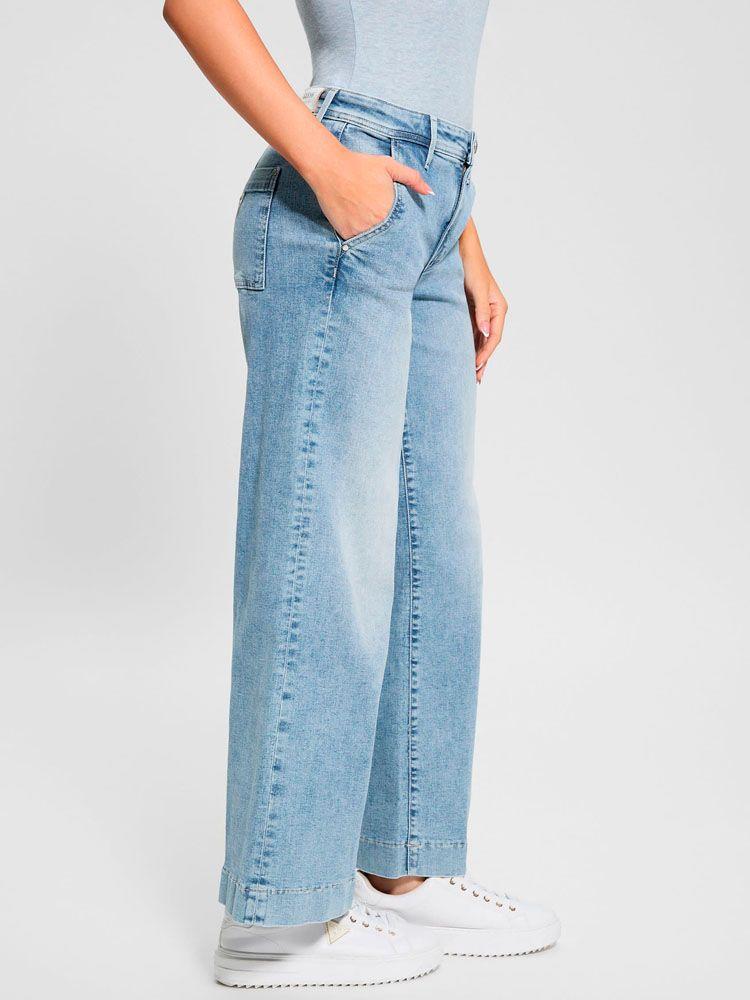 Jeans Zoya Wide Leg Crop Azul-5