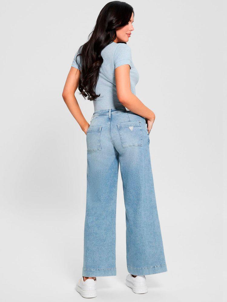 Jeans Zoya Wide Leg Crop Azul-6