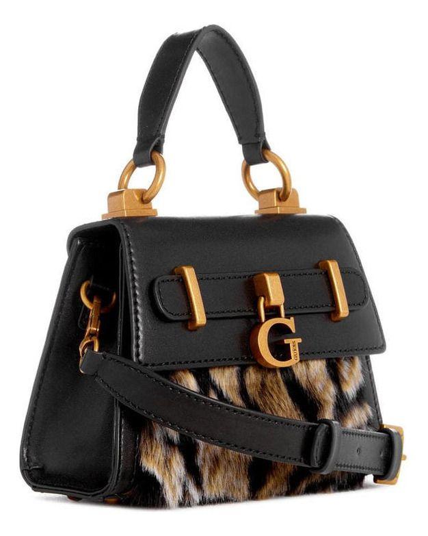 Mini Cartera Guess Mujer Bergen Micro Mini Multicolor.-1