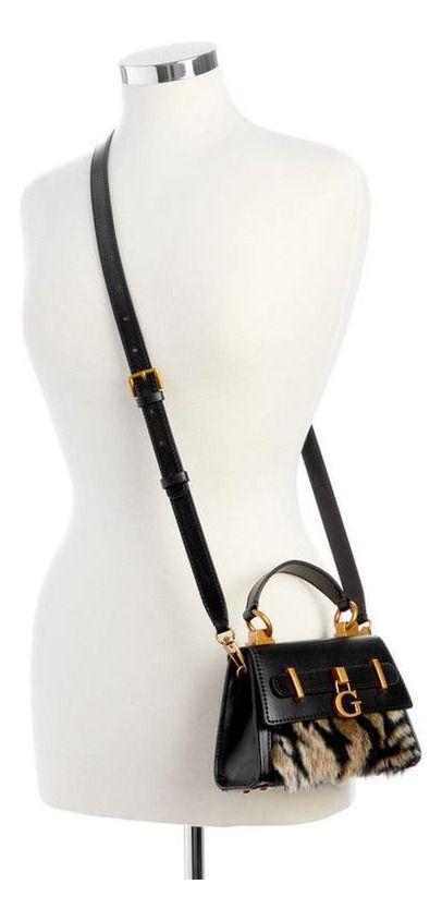 Mini Cartera Guess Mujer Bergen Micro Mini Multicolor.-4