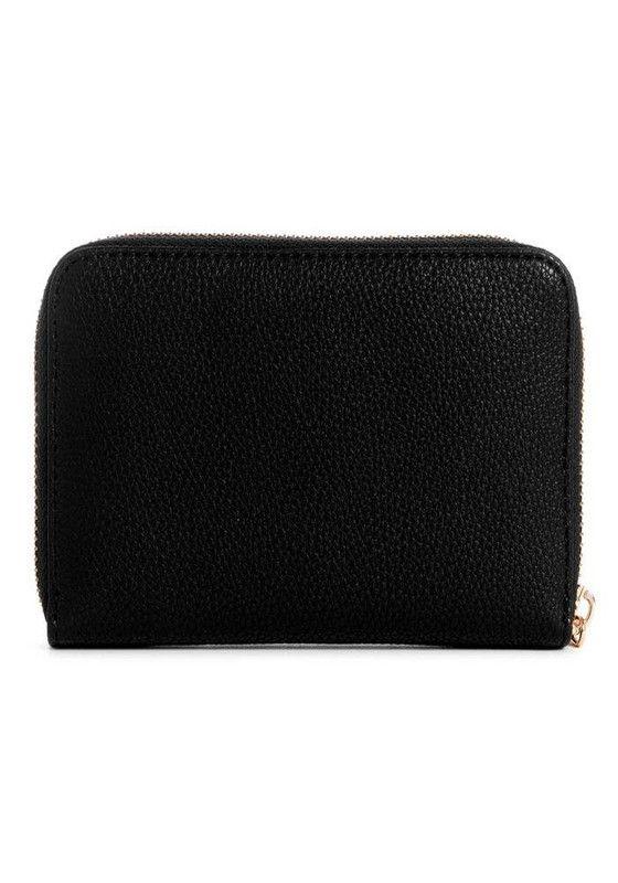 Billetera Guess Mujer Laurel Slg Medium Zp Around Negro-1