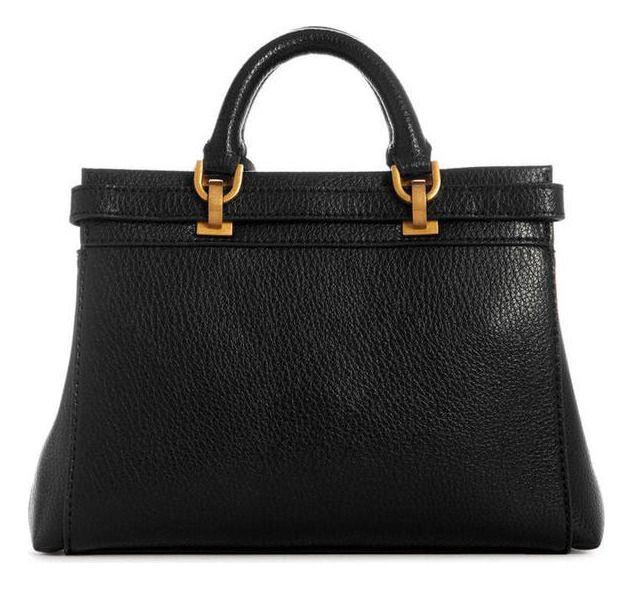 Mini Cartera Guess Mujer Sestri Mini Satchel Negro.-2