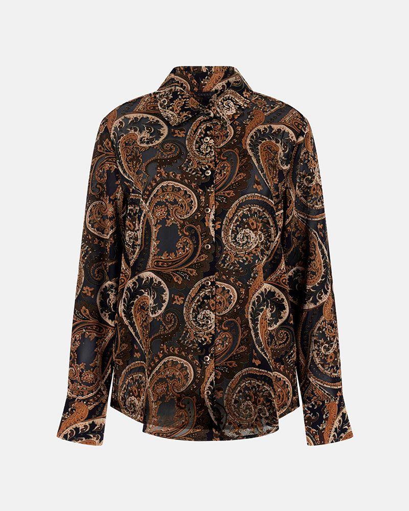 Blusa Ls Clarisse Oversize Multicolor Mujer-5