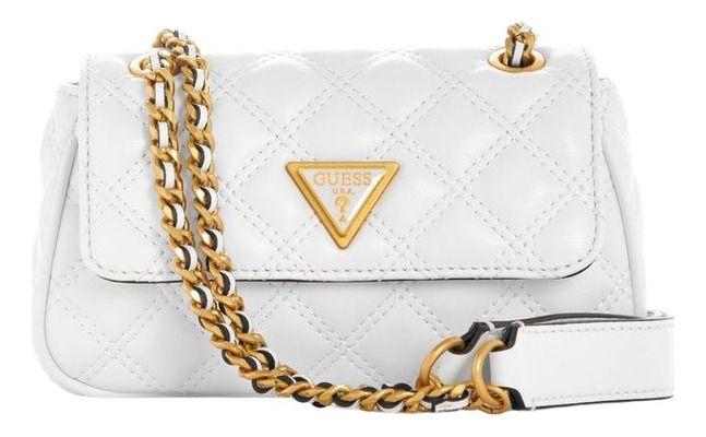 Mini Cartera Guess Mujer Giully Cnvrtble Xbdy Flap Blanco-0