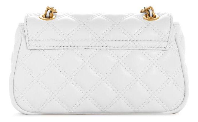 Mini Cartera Guess Mujer Giully Cnvrtble Xbdy Flap Blanco-2
