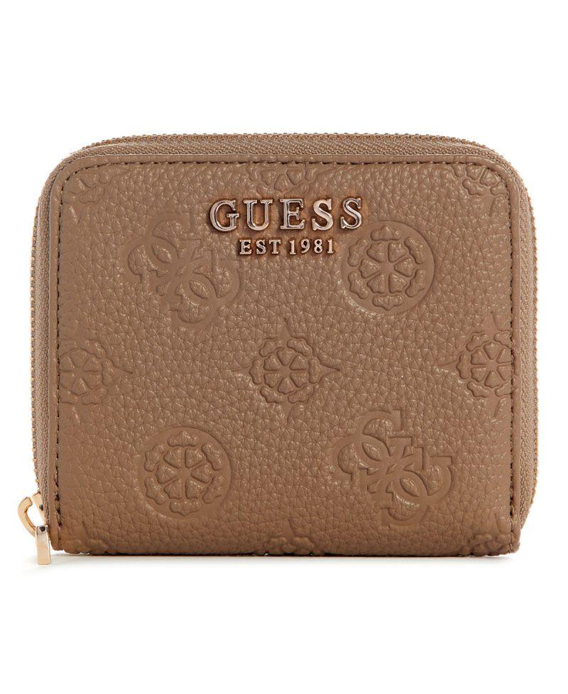 Billetera Guess Mujer Cresidia Slg Small Zip Around Café-0