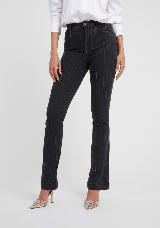 Jeans Guess Mujer Fashion Prem Denim Negro.-1