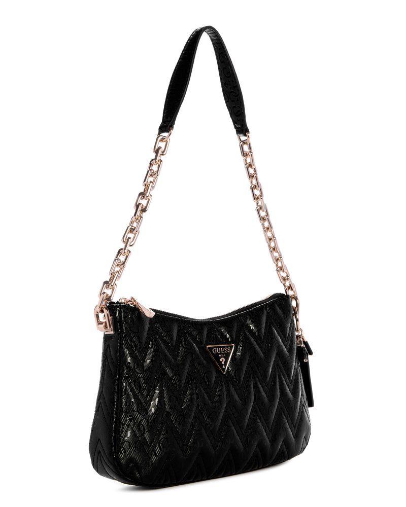 Cartera Guess Mujer Adelard Top Zip Shoulder Bag Negro-1