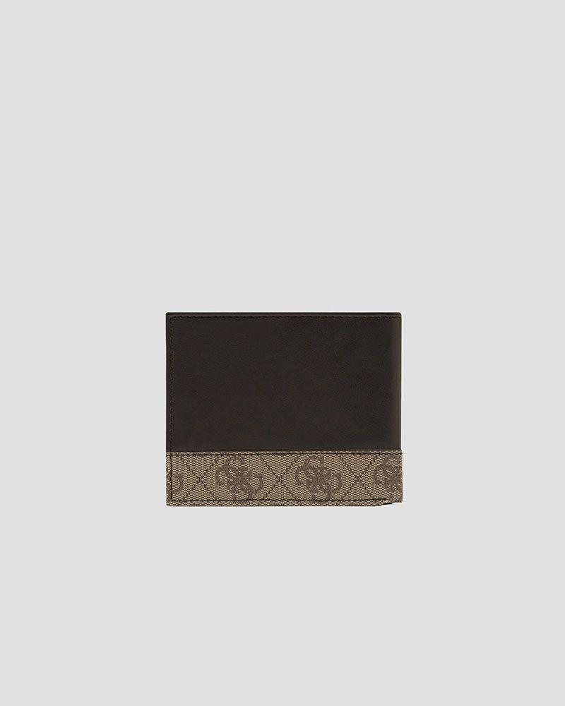 Billetera Guess Hombre Rfid Fabio Passcase Café-1