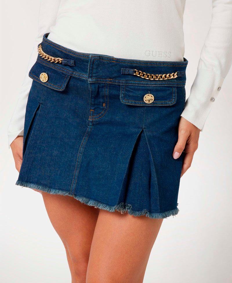 Falda Guess Mujer Lily Chain Skirt Surtido-0