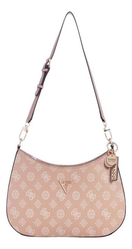 Cartera Guess Mujer Noelle Top Zip Shoulder Bag Rosado-0