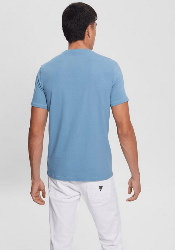 Polera Guess Hombre Semyon Cn Ss Tee Celeste-2