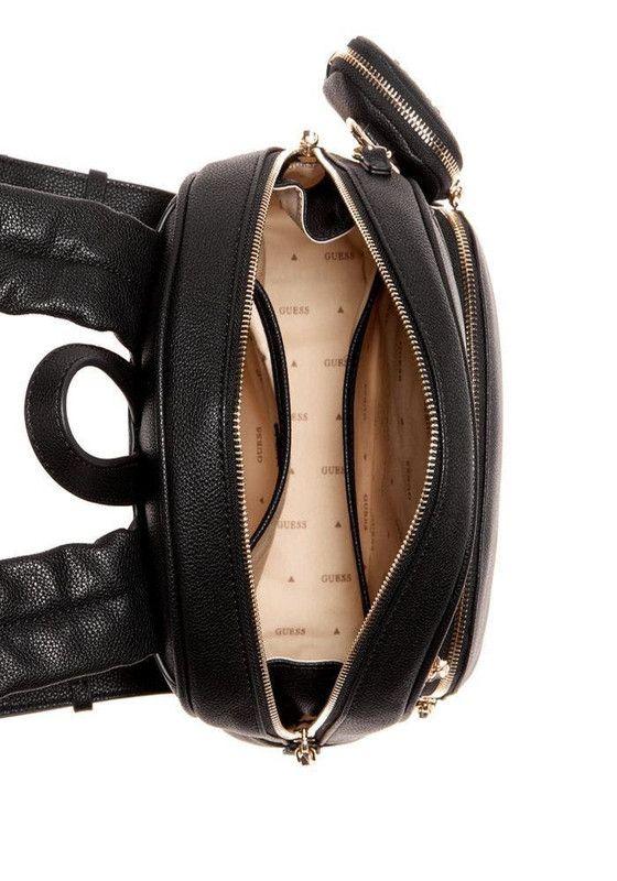 Mochila Guess Mujer Power Play Tech Negro.-3
