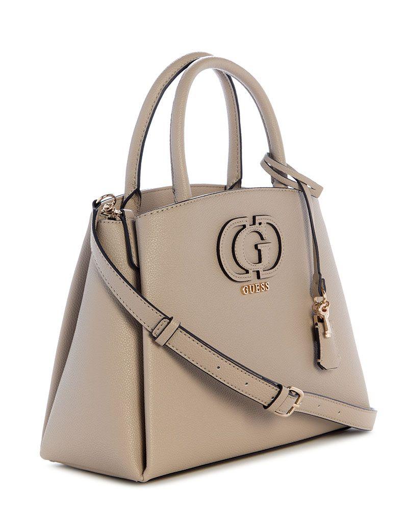 Cartera Guess Mujer Isola 3 Comp Satchel Gris-3