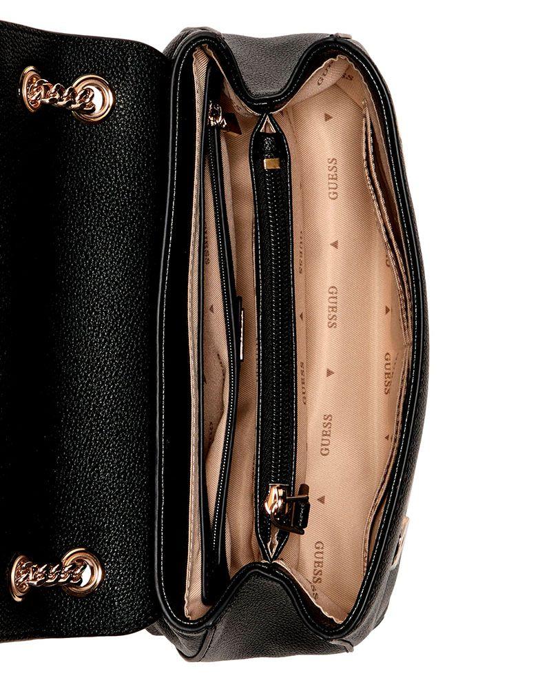 Cartera Guess Mujer Yesba Convertible Xbody Flap Negro-3