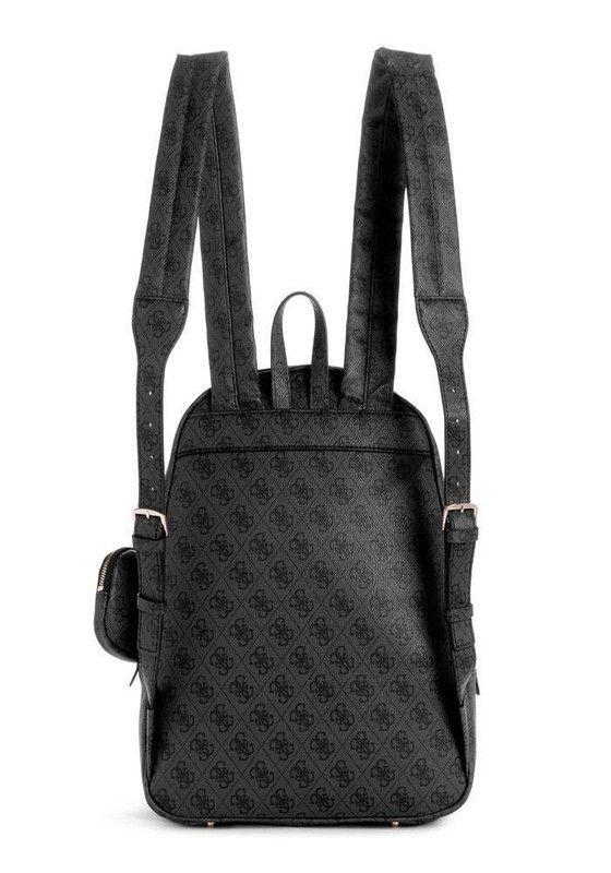 Mochila Guess Mujer Power Play Large Tech Backpack Carbón-2