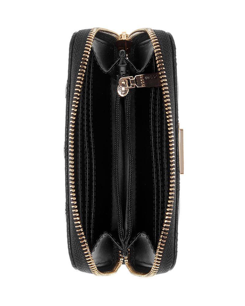 Billetera Amorette Slg Med Zip Around Negro-2