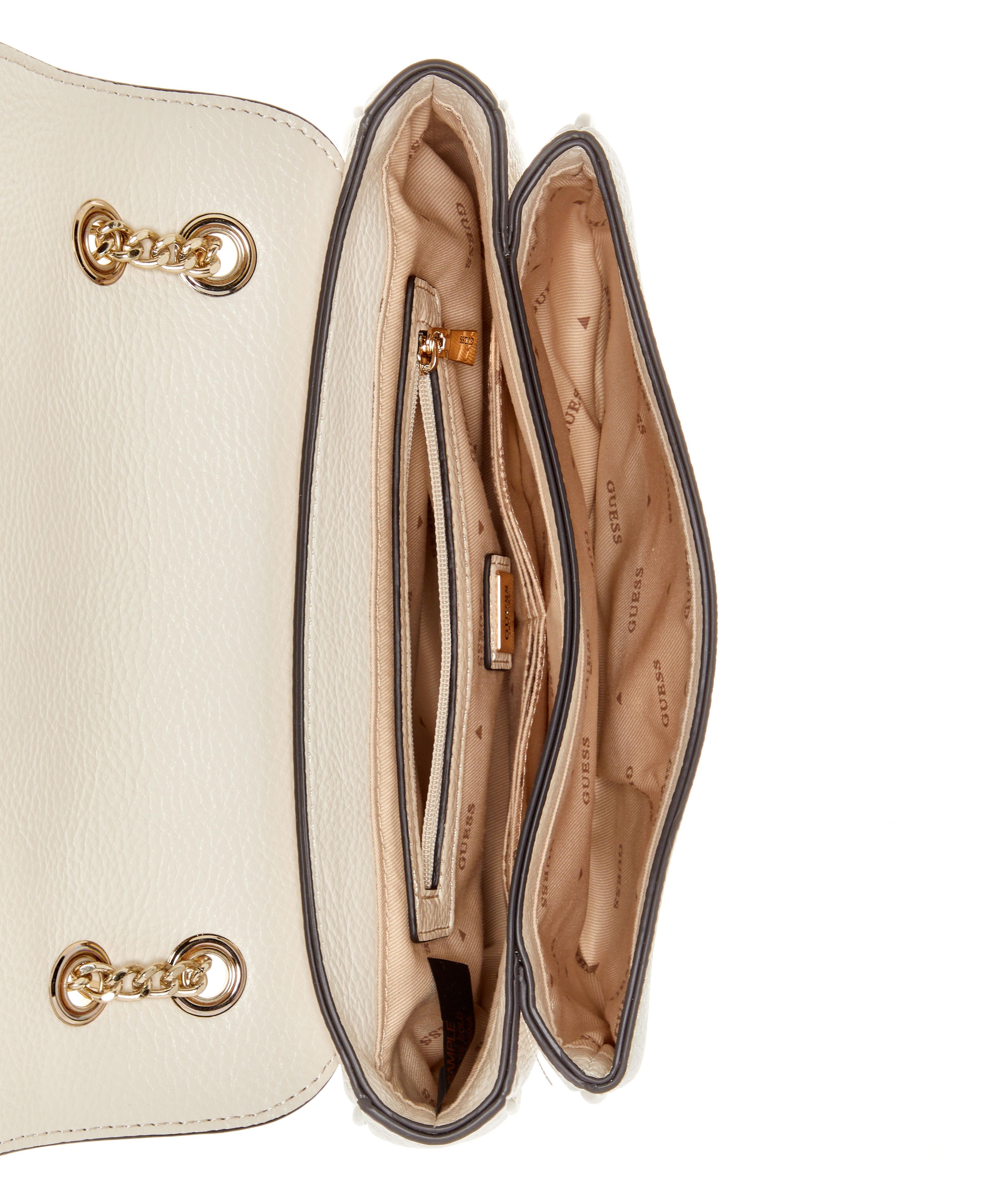 Cartera Guess Mujer Levia Convertible Xbody Flap Café-3