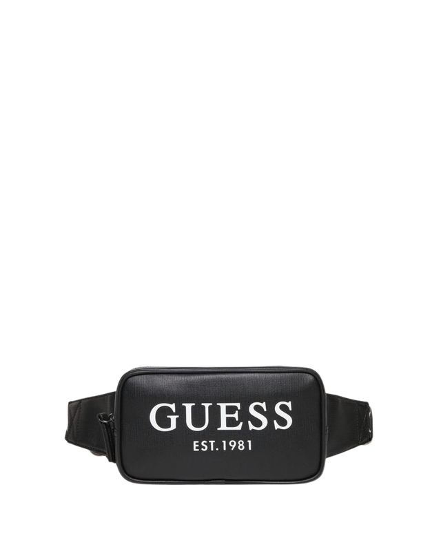 Banano Guess Hombre Outfitter Bum Bag Negro-0