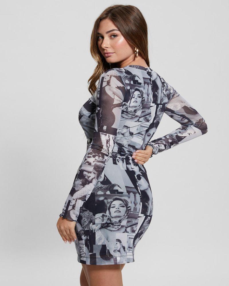 Vestido Guess Mujer Ls Adriana Mesh Dress Surtido-3