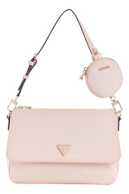 Cartera Guess Mujer Eco Gemma Top Zip Shlder Bag Crema-0